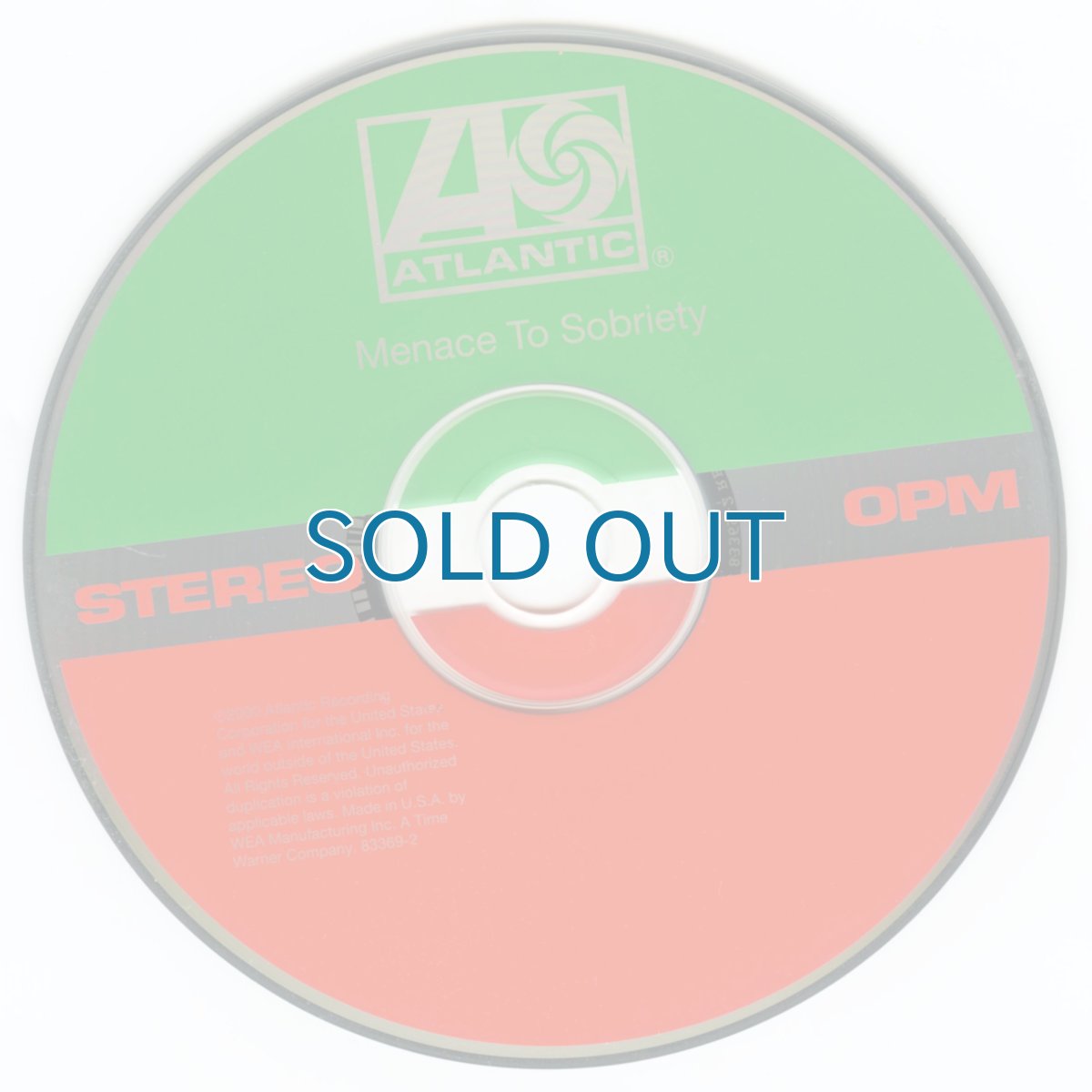 画像4: OPM / Menace To Sobriety [US Orig.LP][CD | Atlantic]【ユーズド】 (4)
