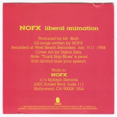 画像3: 【日本盤】NOFX / Liberal Animation [JPN Reissue LP][CD | Epic/Sony]【ユーズド】 (3)