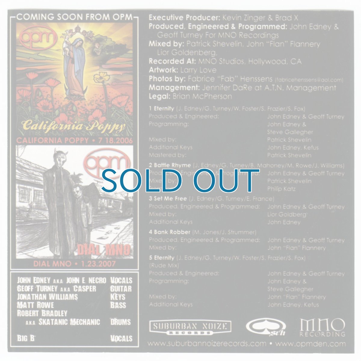 画像2: OPM / In The OPMDen [US Orig.EP][CD | Suburban Noize]【ユーズド】 (2)