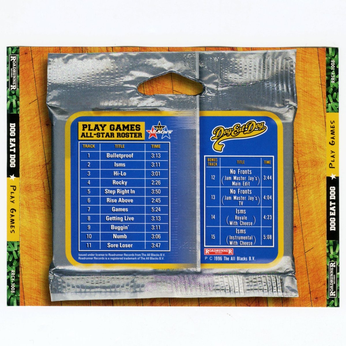 画像4: 【日本盤】Dog Eat Dog / Play Games [JPN Orig.LP][CD | Roadrunner Japan]【ユーズド】 (4)