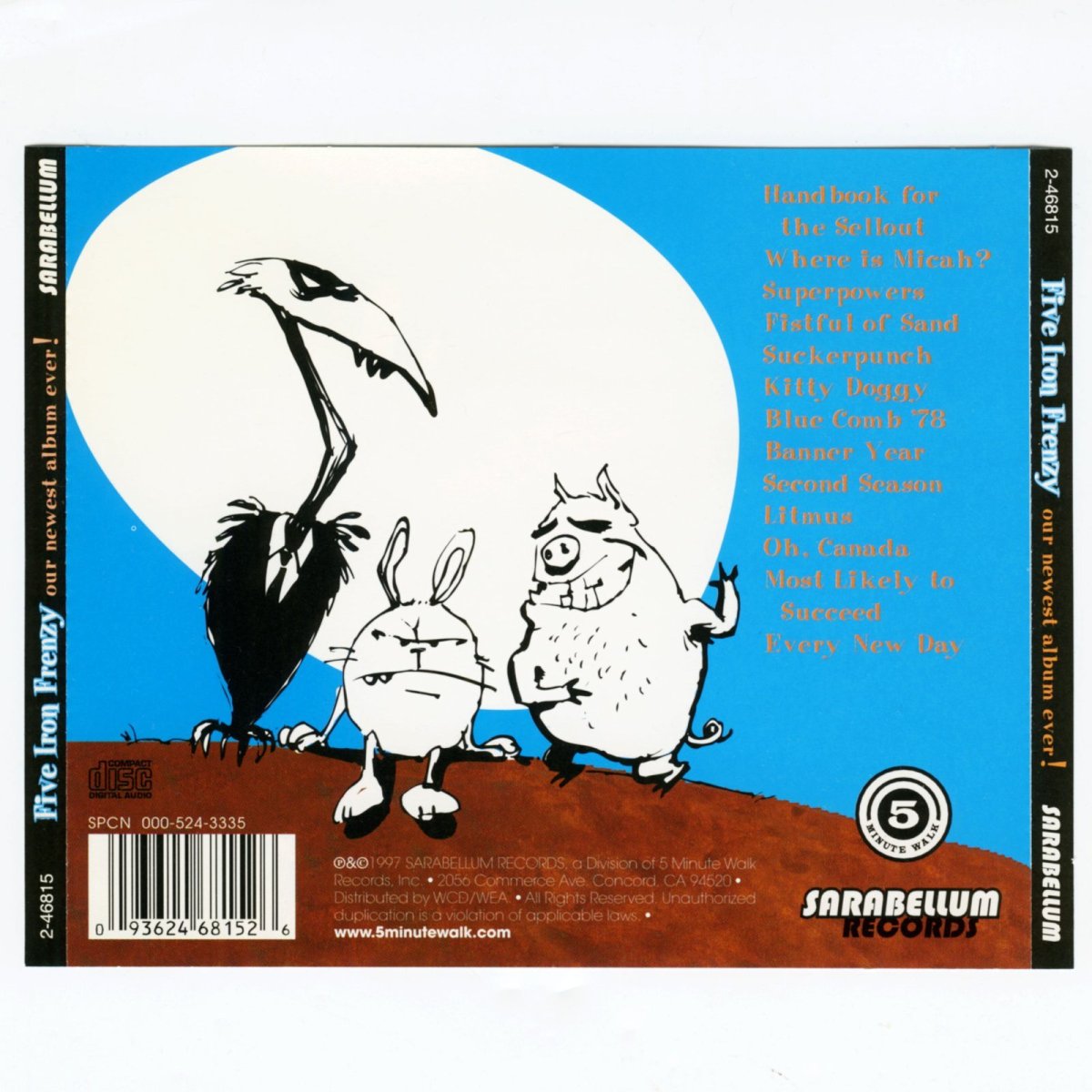 画像3: Five Iron Frenzy / Our Newest Album Ever! [US Org.LP] [CD | SaraBellum]【ユーズド】 (3)