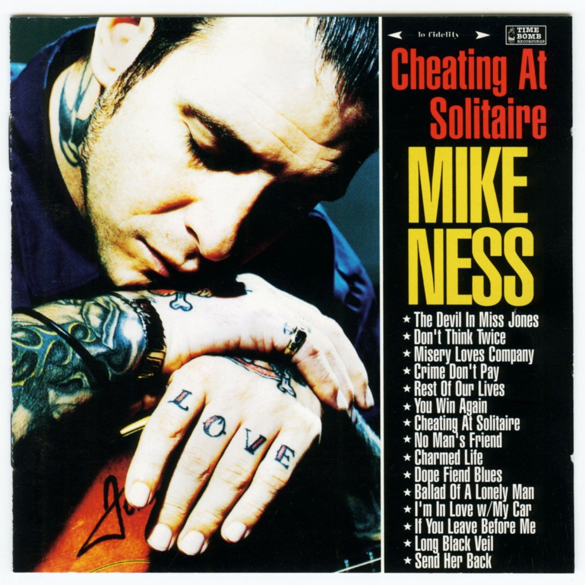 画像1: Mike Ness / Cheating At Solitaire [US Orig.LP] [CD | Time Bomb]【新品】 (1)