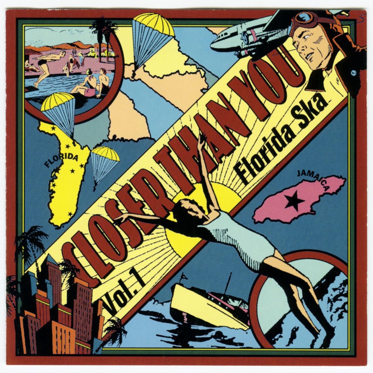 画像1: V.A. / Closer Than You: Florida Ska Vol. 1 [US Orig.LP][CD | Moon Ska]【ユーズド】 (1)