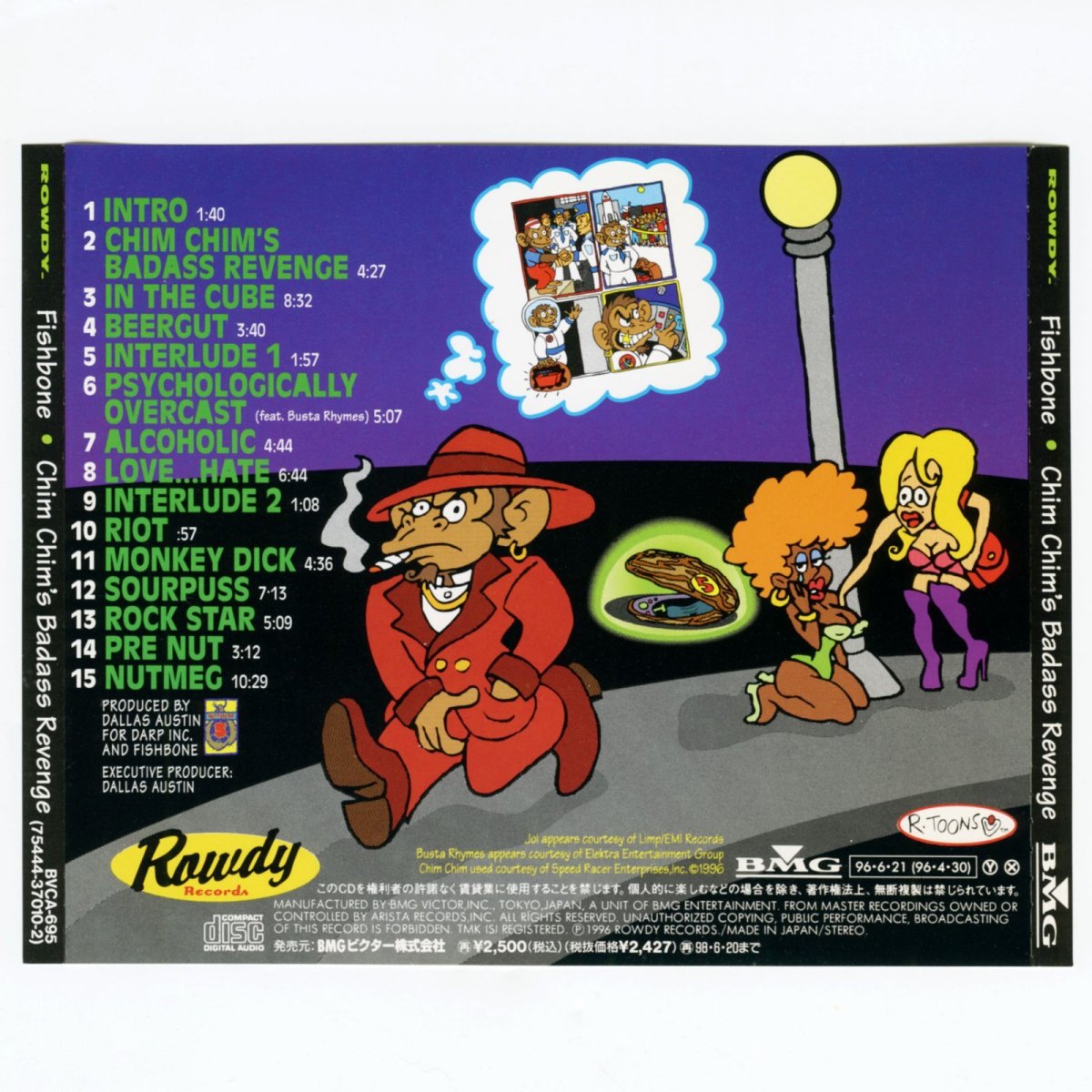 画像4: 【日本盤】Fishbone / Chim Chim's Badass Revenge [JPN Orig.LP][CD | BMG]【ユーズド】 (4)