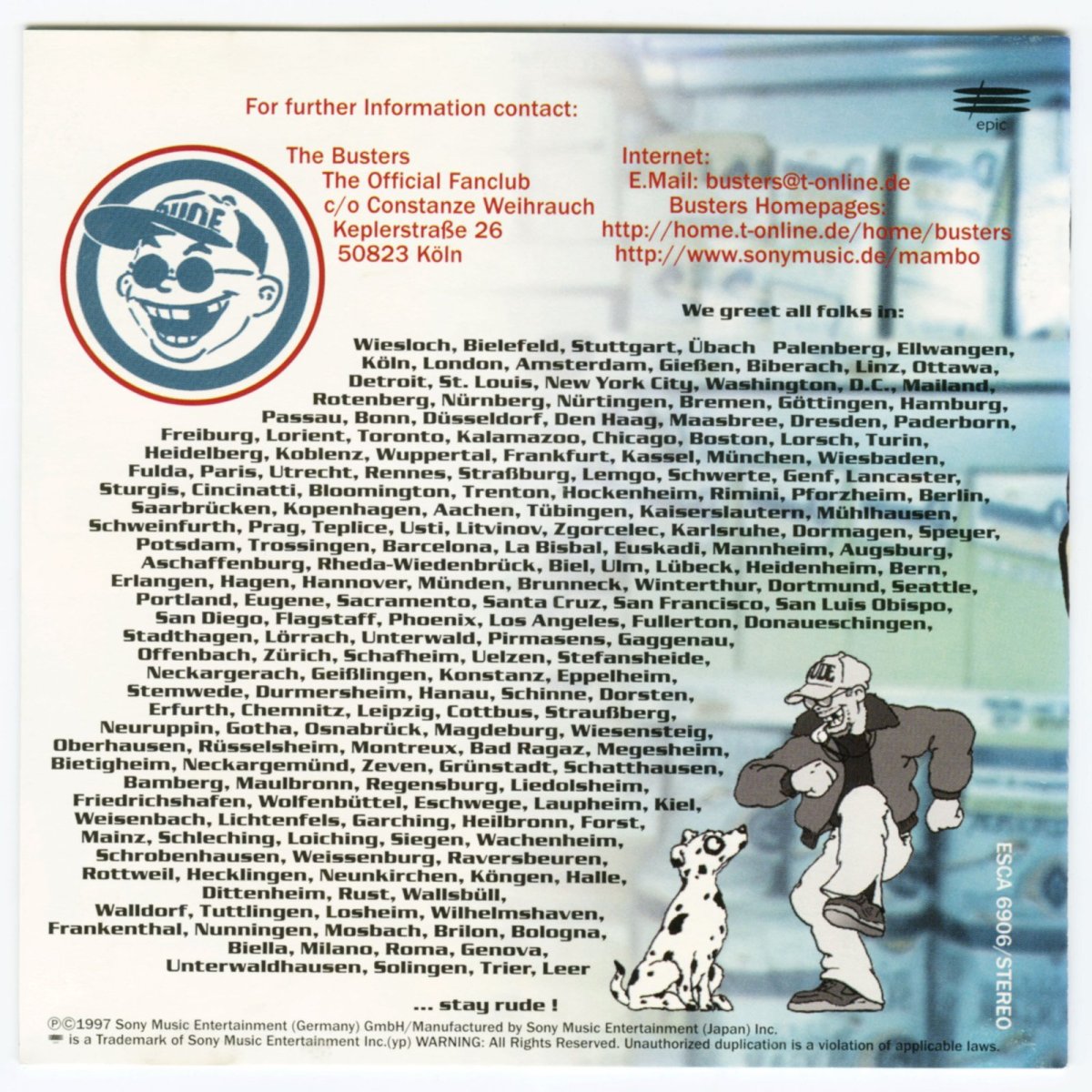 画像3: 【日本盤】The Busters / Boost Best [JPN Orig.LP] [CD | Epic/Sony]【ユーズド】 (3)