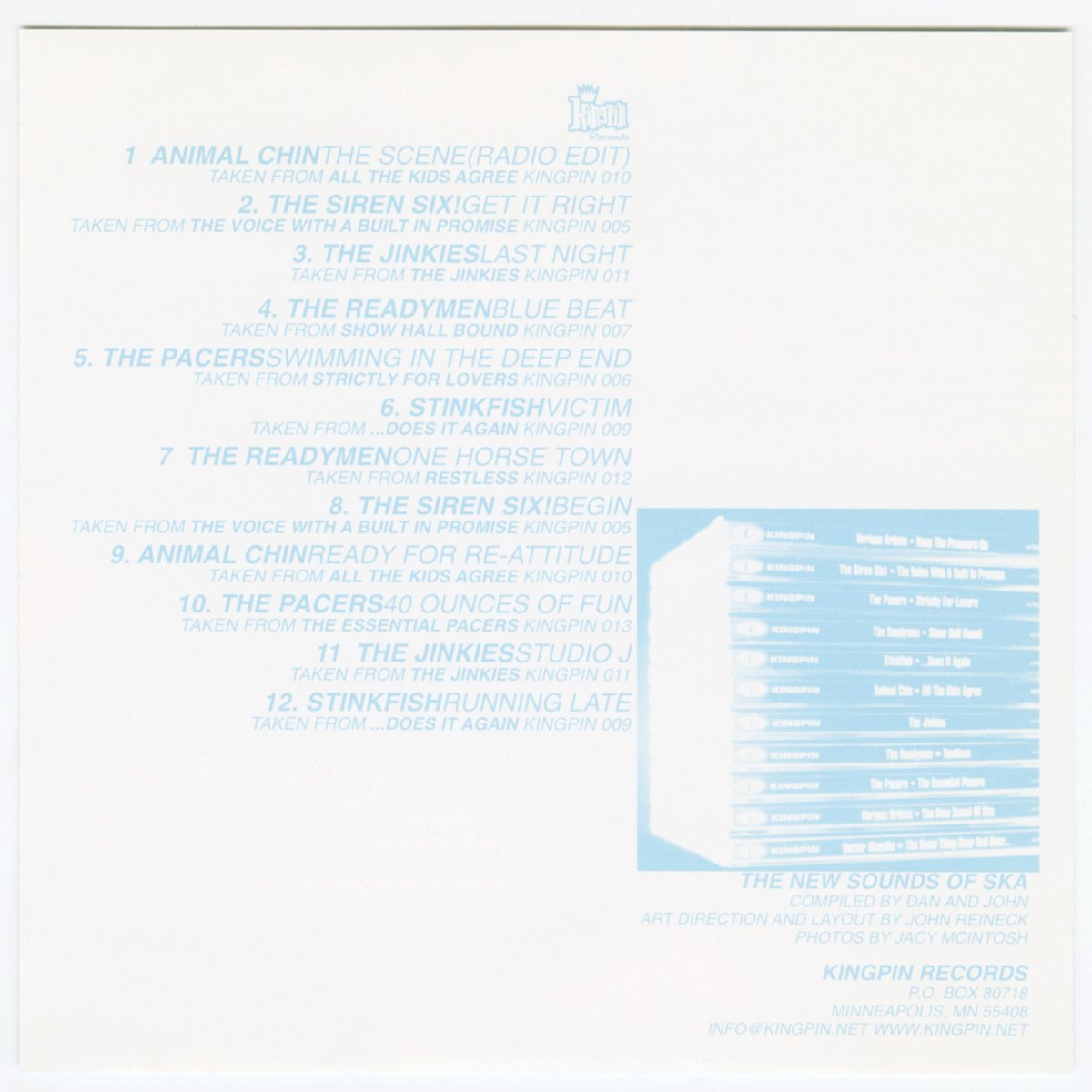 画像2: V.A. / Kingpin Records Presents...The New Sounds Of SkaI [US Orig.LP][CD | Kingpin]【ユーズド】 (2)