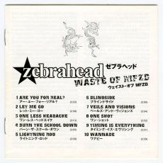 画像5: 【日本盤】Zebrahead / Waste Of MFZB [JPN Orig.LP][CD | Sony]【ユーズド】 (5)