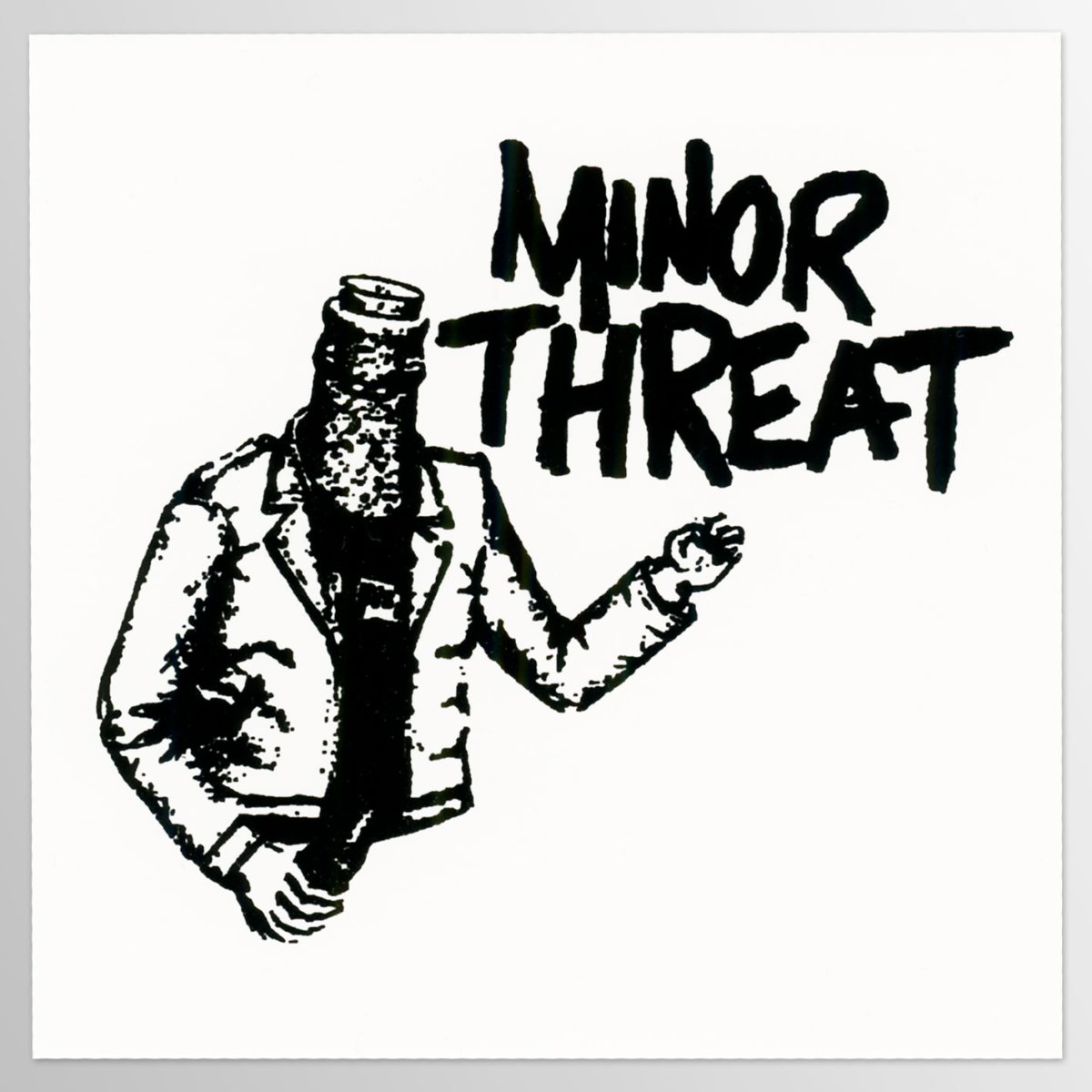 画像1: Minor Threat / Bottled Violence ステッカー (1)