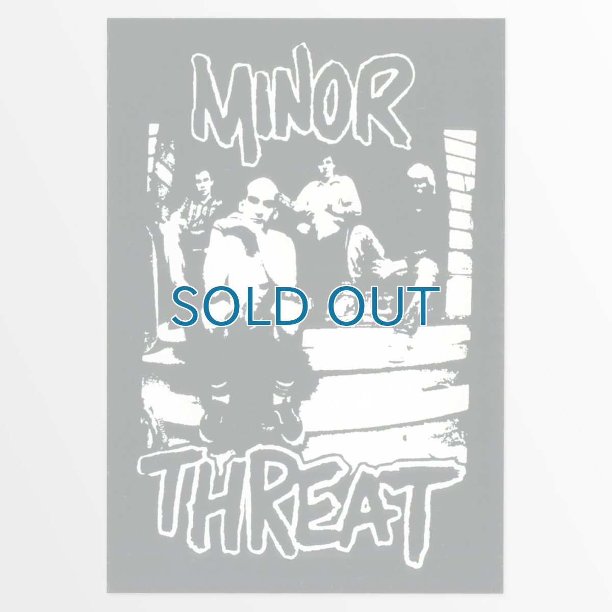 画像1: Minor Threat / Stairs ステッカー (1)