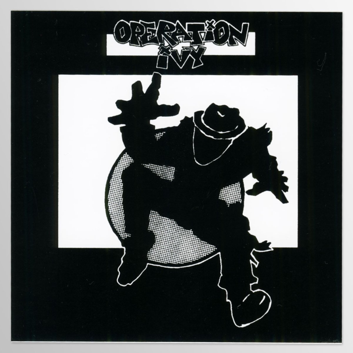 画像1: Operation Ivy / Ska Man ブラック ステッカー (1)