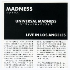画像4: 【日本盤】Madness / Universal Madness (Live In Los Angeles) [JPN Org.LP][CD | MSI]【ユーズド】 (4)