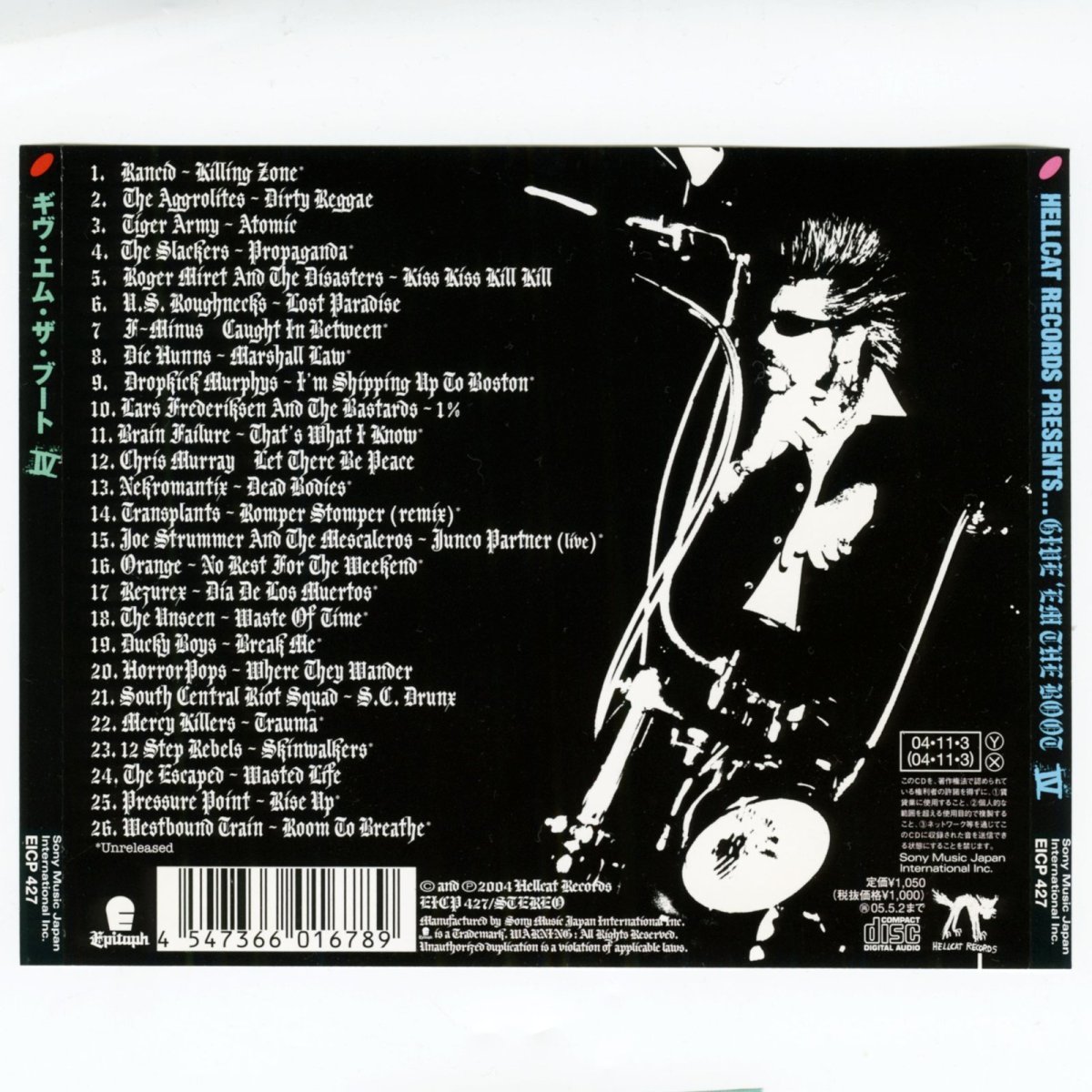 画像5: 【日本盤】V.A. / Give 'Em The Boot IV [JPN Orig.LP][CD | Epic/Sony]【ユーズド】 (5)