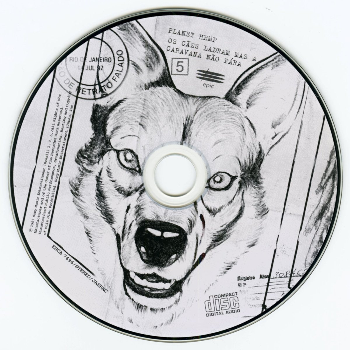 画像7: 【日本盤】Planet Hemp / Os Cães Ladram Mas A Caravana Não Pára [JPN Orig.LP][CD | Sony Music]【ユーズド】 (7)