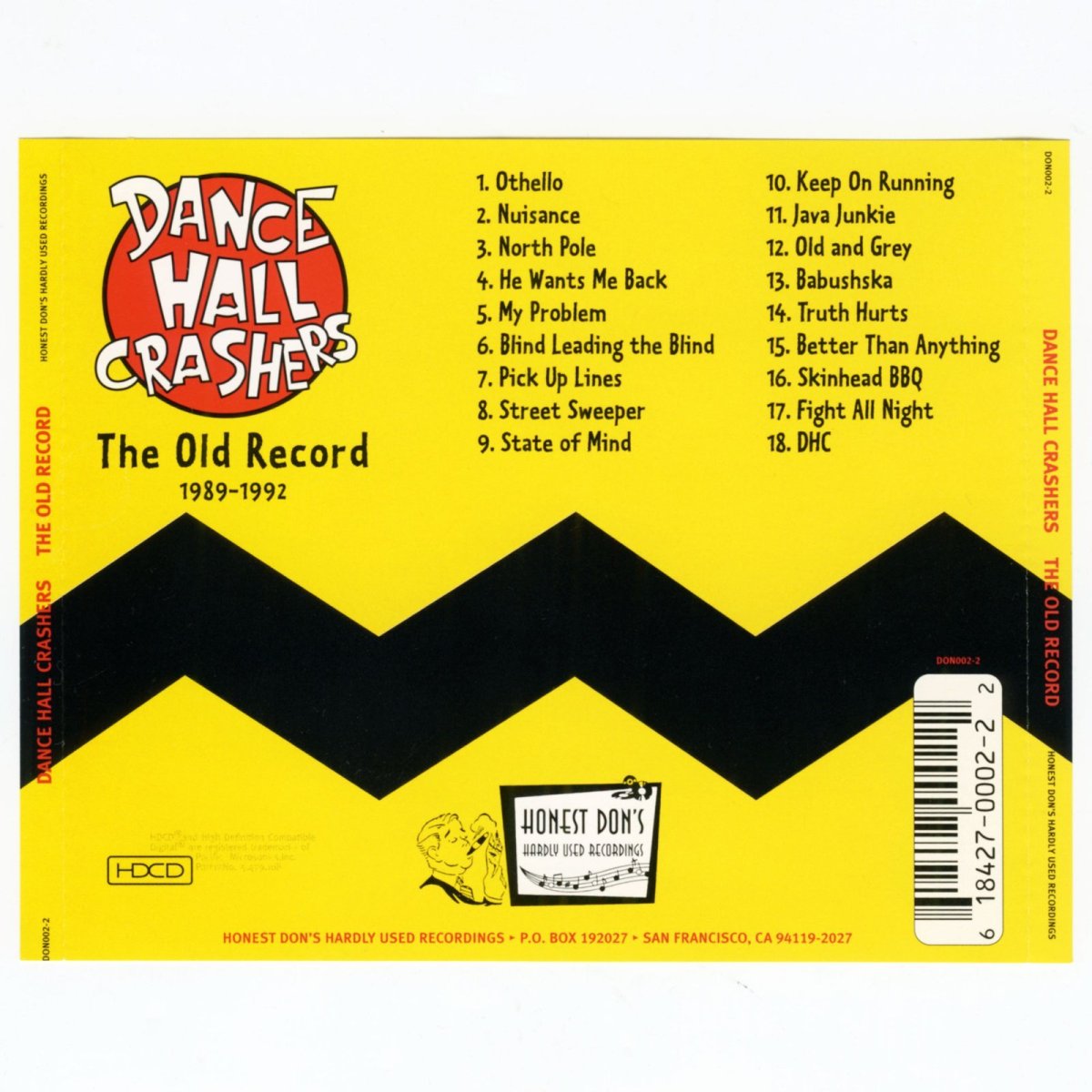 画像3: Dance Hall Crashers / The Old Record (1989-1992) [US Reissue LP][CD | Honest Don's]【ユーズド】 (3)