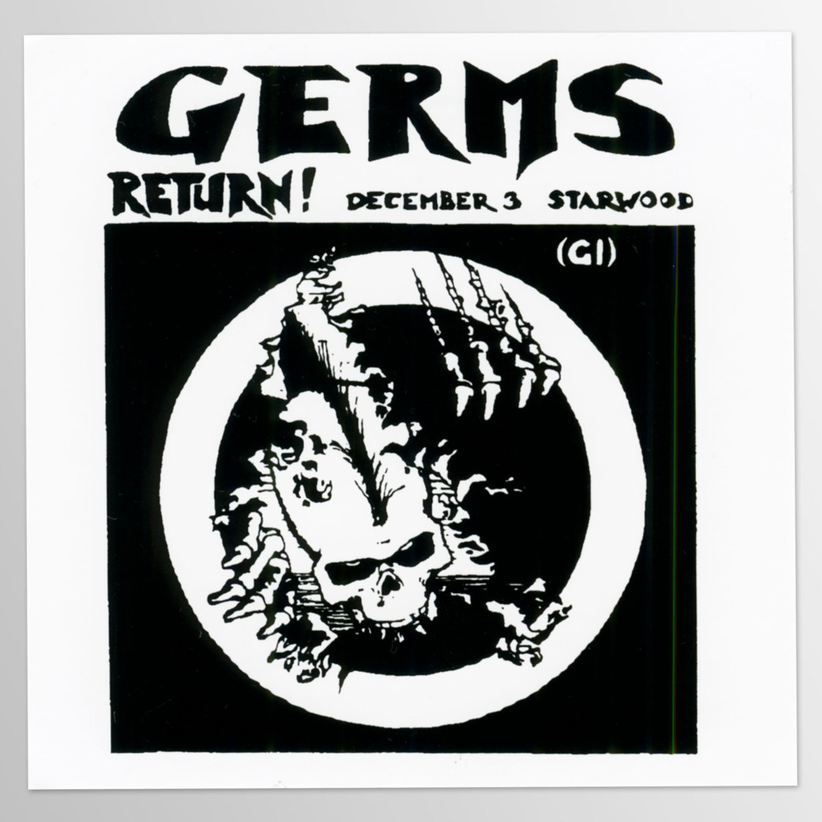画像1: Germs / Return! ステッカー (1)