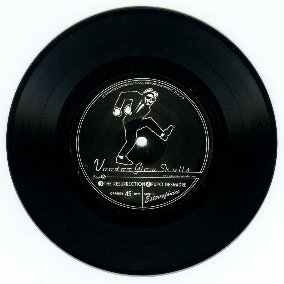 画像4: Voodoo Glow Skulls | Los Kung Fu Monkeys / Split Series Vol. 1 [US Orig.EP | Limited Edition | Numbered][7inch | Cafeina Riot Radio]【ユーズド】 (4)