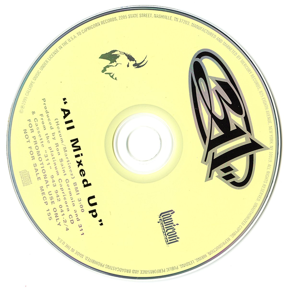 画像1: 311 / All Mixed Up [Promo Single][US Orig.EP] [Promo CD | Capricorn]【ユーズド】 (1)