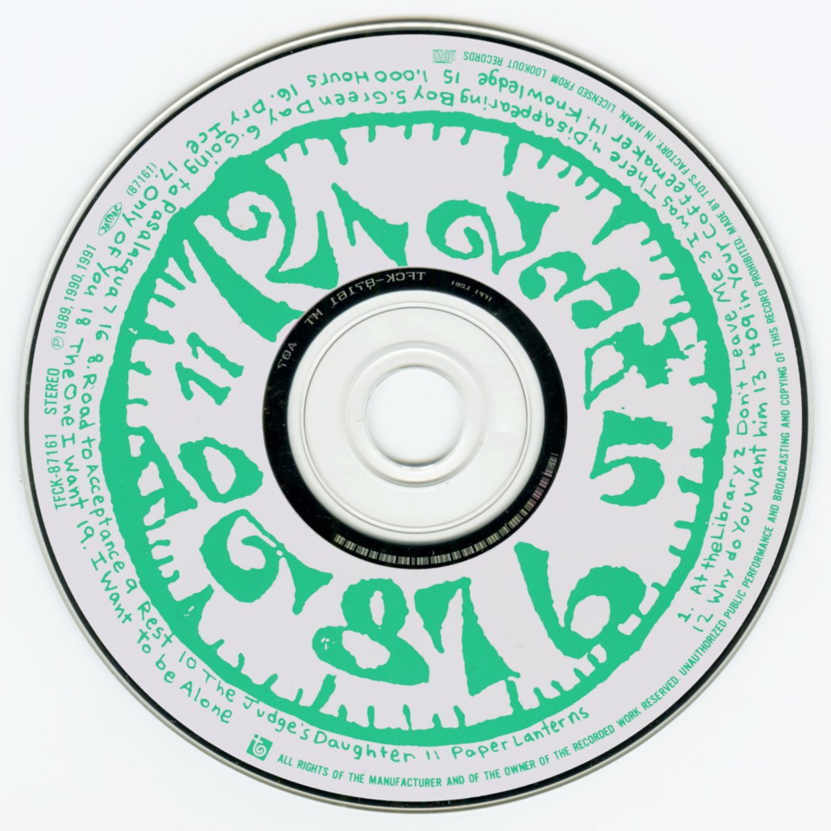 画像7: 【日本盤】Green Day / 1039 Smoothed Out Slappy Hours [Japan Org.LP] [CD | Toy's Factory]【ユーズド】 (7)