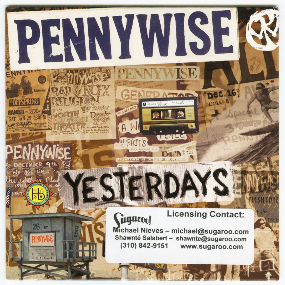 画像1: Pennywise / Yesterdays [US Orig.LP][Promo CD | Epitaph]【ユーズド】 (1)