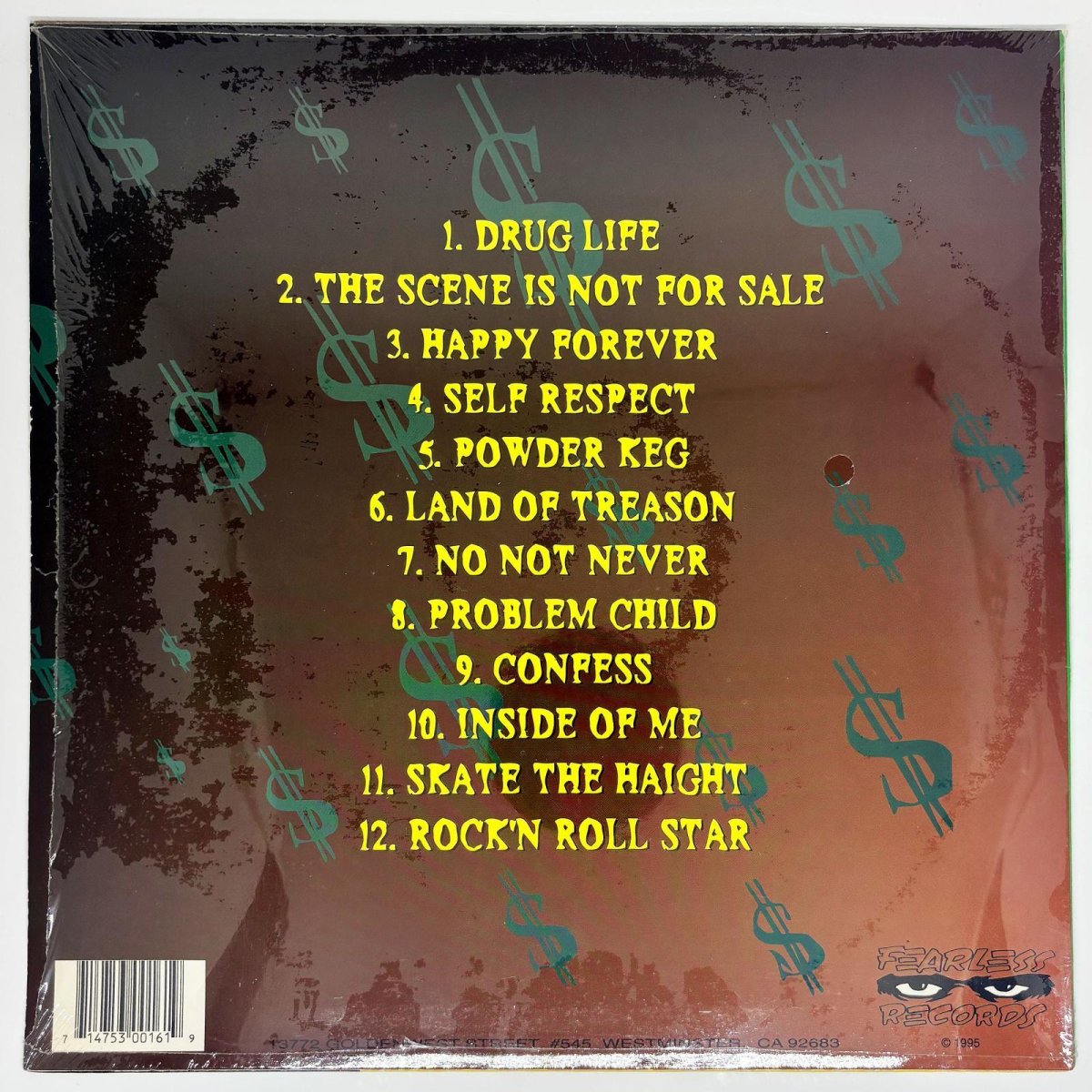 画像2: Glue Gun / The Scene Is Not For Sale [US Org.LP | Still in Shrink][12inch| Fearless]【ユーズド】 (2)