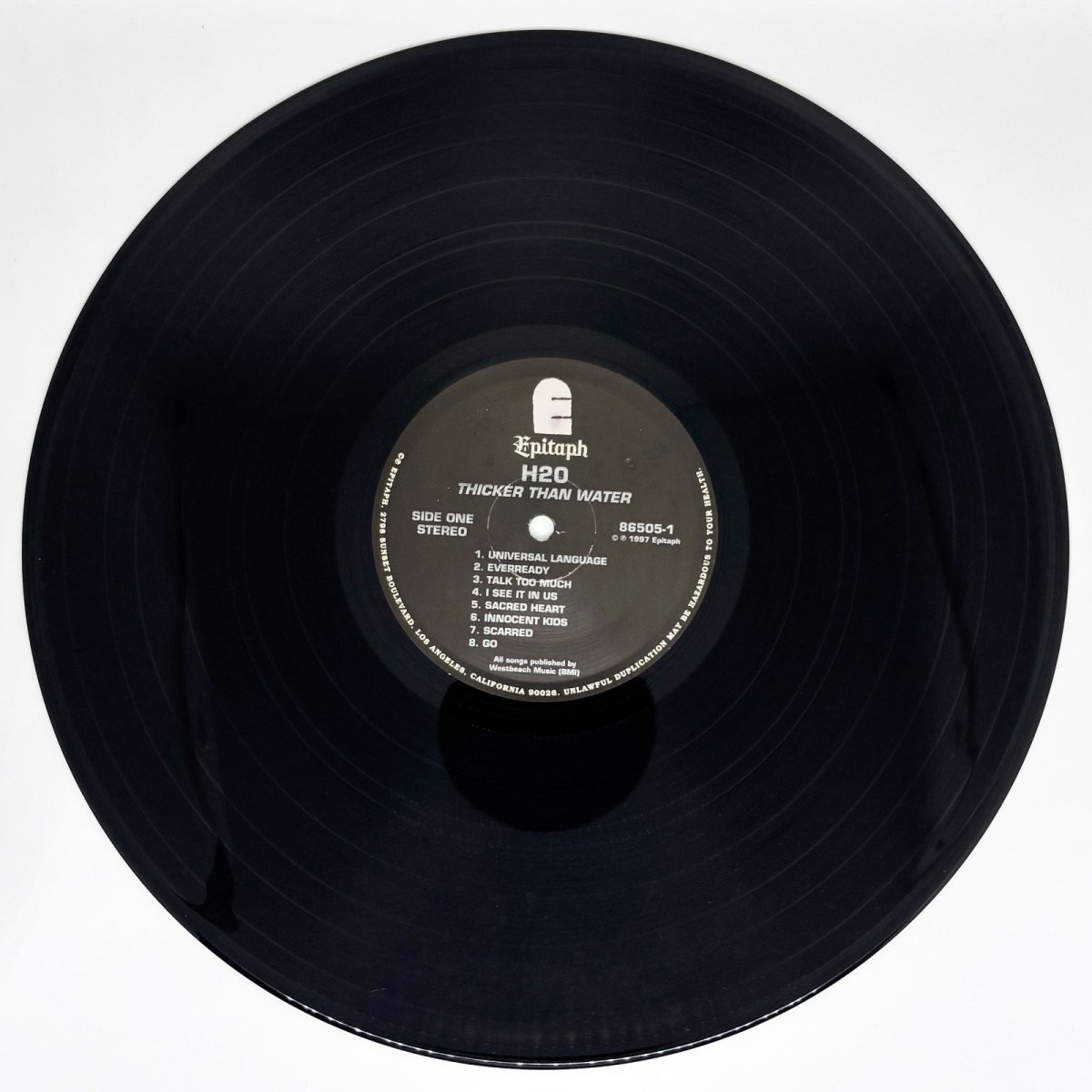 画像4: H2O / Thicker Than Water [US Orig.LP][12inch | Epitaph]【ユーズド】 (4)