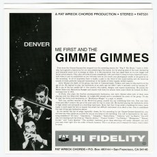 画像2: Me First And The Gimme Gimmes / Denver [US Orig.EP] [7inch | Fat Wreck]【ユーズド】 (2)