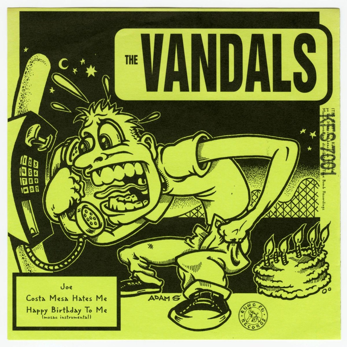 画像2: Assorted Jelly Beans | The Vandals / Split  [US Reissue EP | Specialty Pressing][7inch | Kung Fu]【ユーズド】 (2)