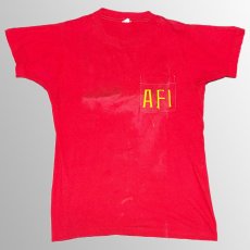 画像1: AFI / East Bay Pocket レッド T/S【Mサイズ相当】【ユーズド】 (1)