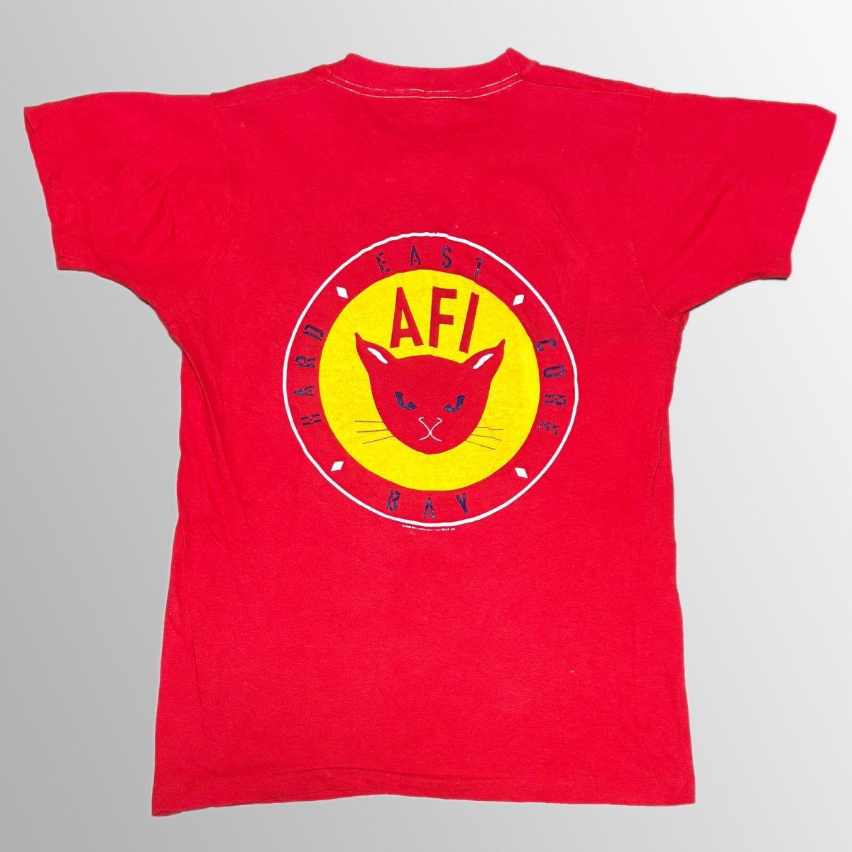 画像2: AFI / East Bay Pocket レッド T/S【Mサイズ相当】【ユーズド】 (2)