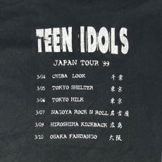画像4: Teen Idols / Japan Tour 1999 ブラック T/S【Mサイズ】【ユーズド】 (4)
