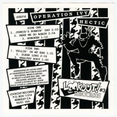 画像2: Operation Ivy / Hectic E.P.  [US Org.EP | Repress | 3rd pressing?][7inch | Lookout!]【ユーズド】 (2)