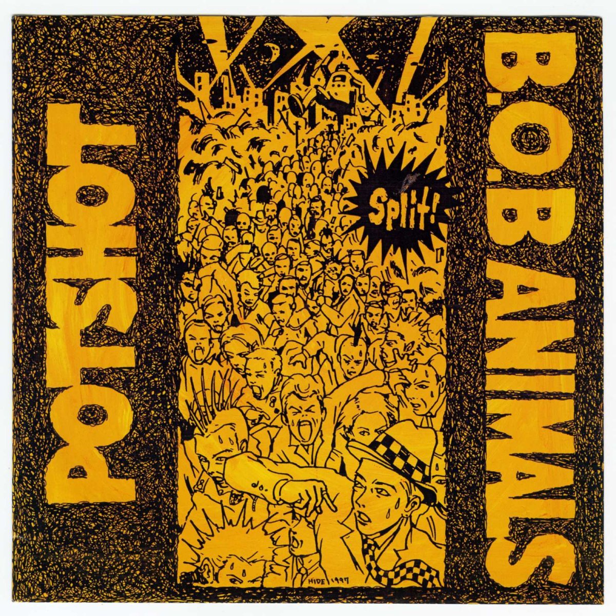 画像1: Potshot | B.O.B Animals / Split [JPN Orig.EP] [7inch | TV-FREAK]【ユーズド】 (1)