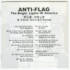 画像4: 【日本盤】Anti-Flag / Bright Lights of America [JPN Orig.LP][CD | BMG]【ユーズド】 (4)