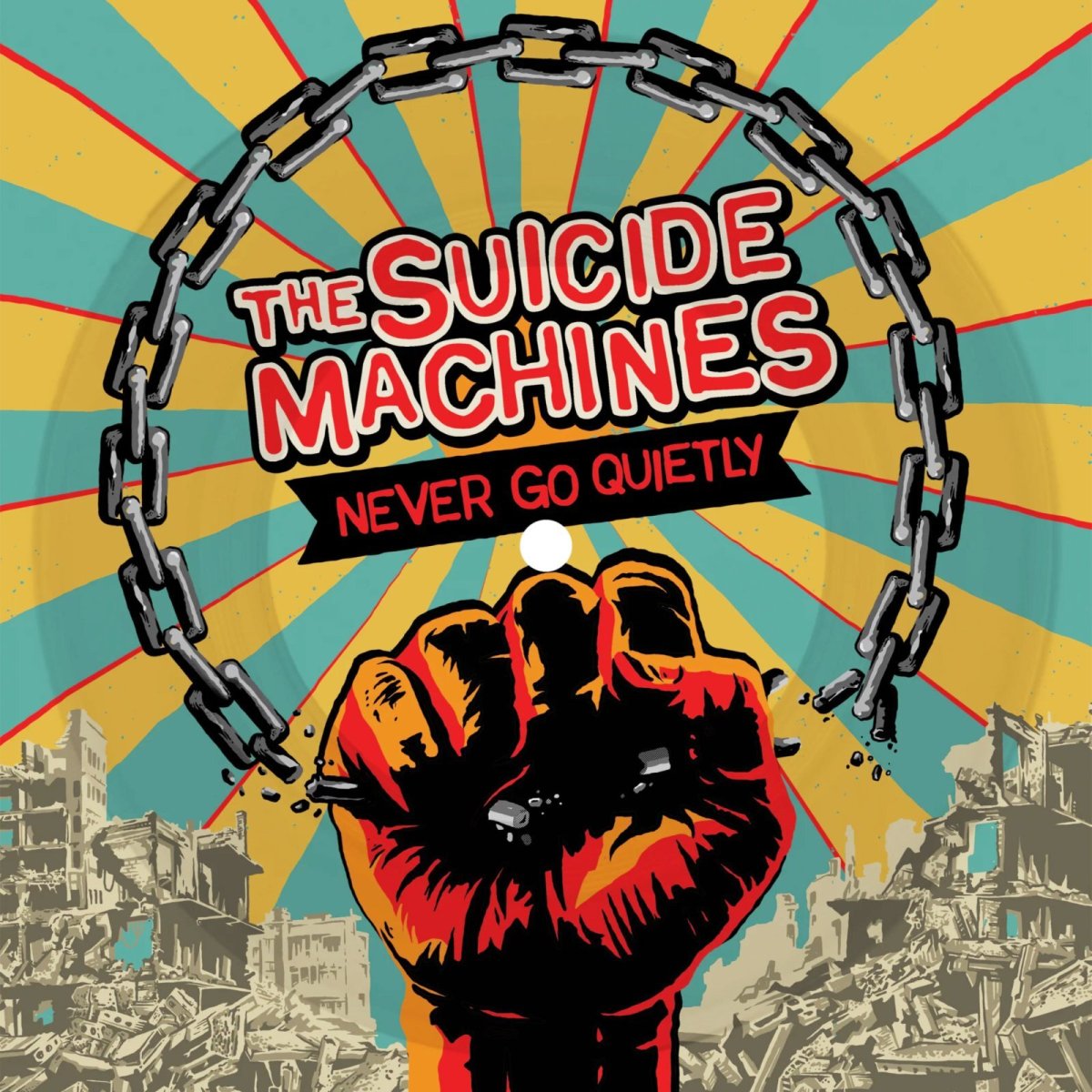 画像1: The Suicide Machines / Never Go Quietly [US Orig.EP | 1000 ltd.][7inch ソノシート | Suicide Machines]【新品】 (1)