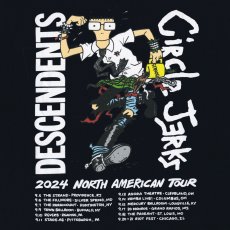 画像3: Circle Jerks x Descendents 2024 Fall Tour ブラック パーカー (3)