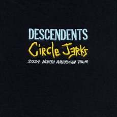 画像4: Circle Jerks x Descendents 2024 Fall Tour ブラック パーカー (4)