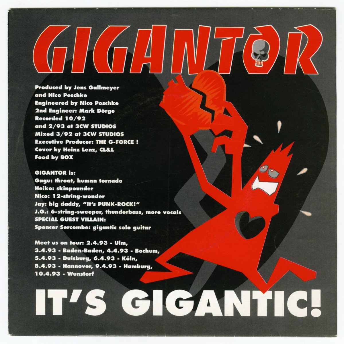 画像1: Gigantor | Youth Brigade / It's Gigantic! [US Orig.EP | Clear Yellow] [7inch | Lost And Found]【ユーズド】 (1)