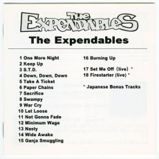 画像4: 【日本盤】The Expendables / The Expendables [JP Orig.LP] [CD | Powerslave]【ユーズド】 (4)