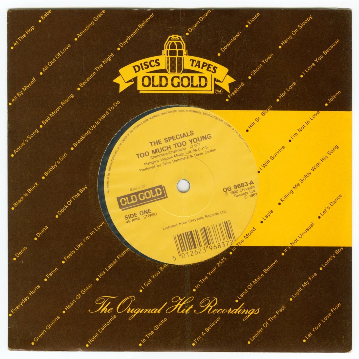 画像1: The Specials | The Special A.K.A. / Too Much Too Young | Gangsters [UK Reissue EP] [7inch | Old Gold]【ユーズド】 (1)