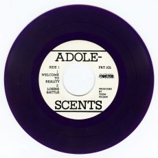 画像3: Adolescents / Welcome To Reality [US Repress EP | Purple Translucent | Numbered][7inch | Frontier]【ユーズド】 (3)