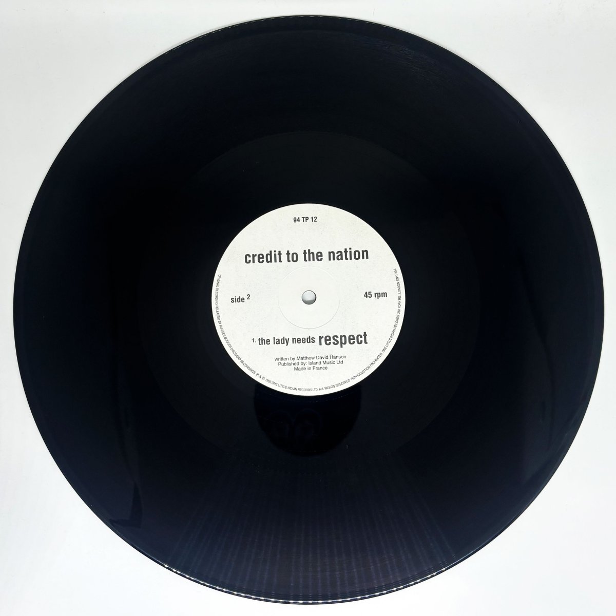 画像5: Credit To The Nation / Call It What You Want [UK Org.EP][12inch | One Little Indian]【ユーズド】 (5)