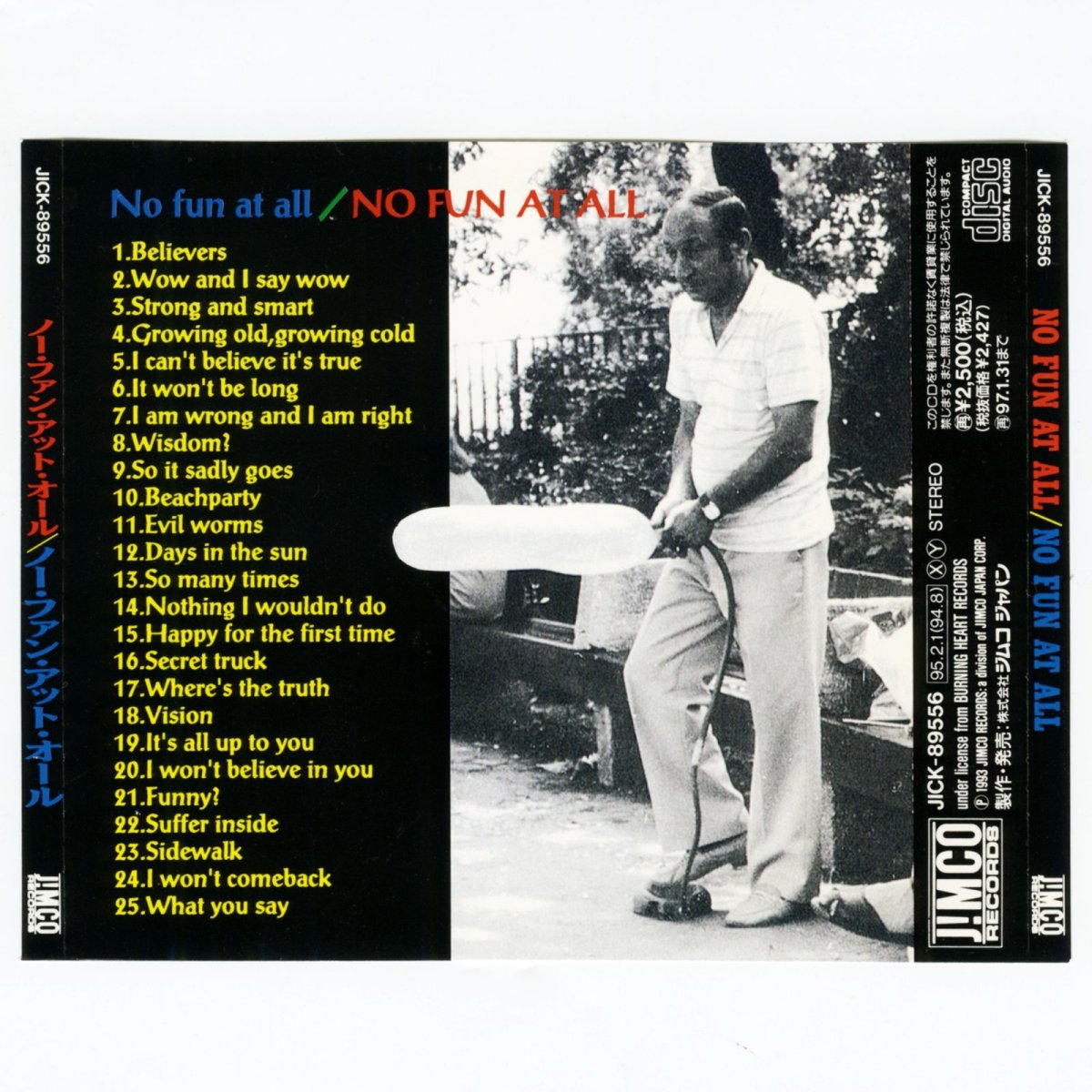 画像4: 【日本盤】No Fun At All /  No Straight Angles [JP Org.LP] [CD | Jimco]【ユーズド】 (4)