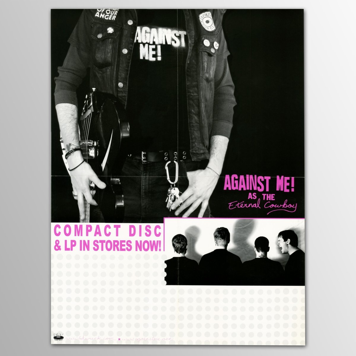 画像1: Against Me! / As The Eternal Cowboy ポスター (1)