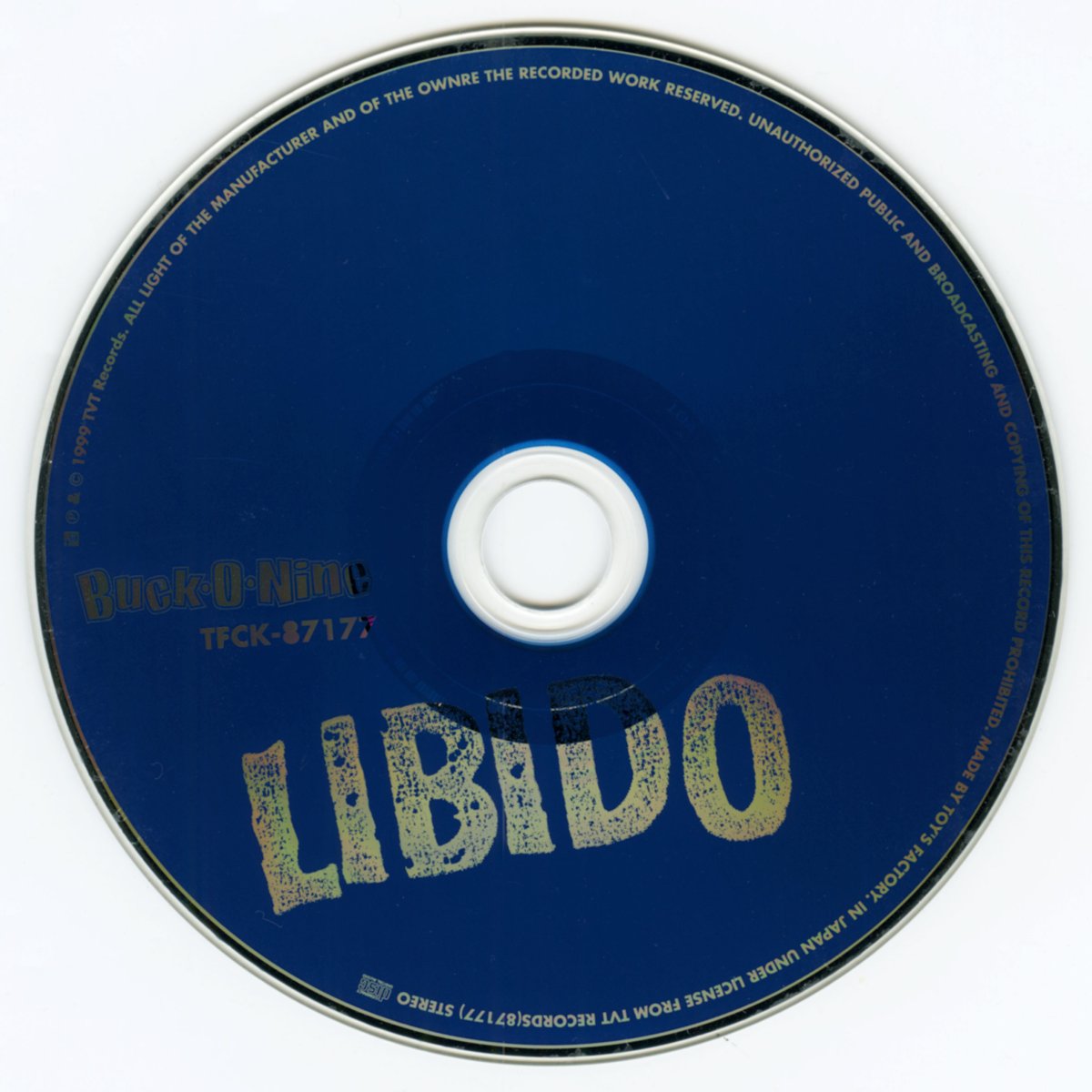 画像7: 【日本盤】Buck-O-Nine / Libido [JPN Org.LP] [CD | Toy's Factory]【新品】 (7)