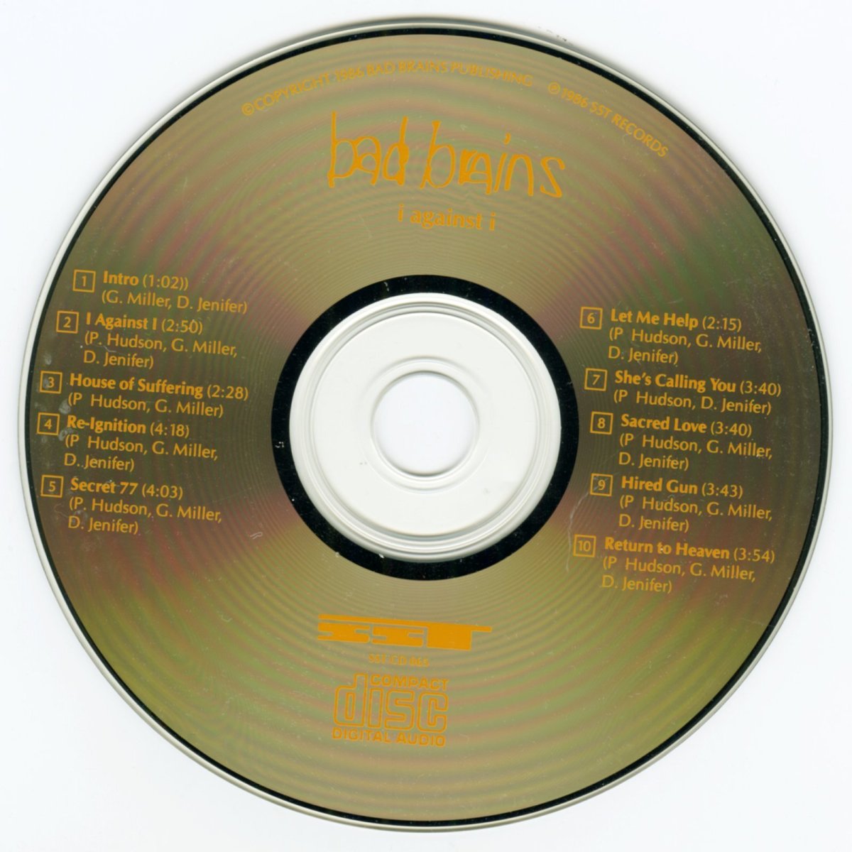 画像8: 【日本盤】Bad Brains / I Against I [JPN Orig.LP+Inner] [CD | king]【ユーズド】 (8)