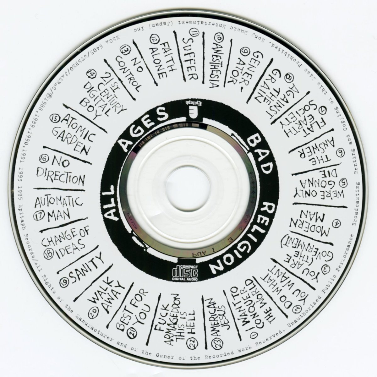 画像7: 【日本盤】Bad Religion / All Ages [JPN Orig.LP][CD | Epic/Sony]【ユーズド】 (7)