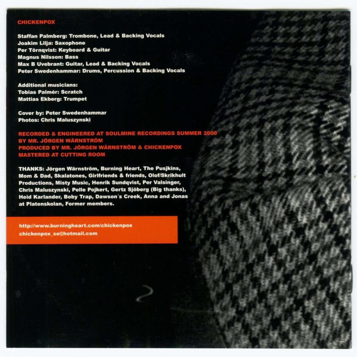 画像2: Chickenpox / Approved By The Chickenpox [Sweden Org.LP] [CD | Burning Heart]【ユーズド】 (2)