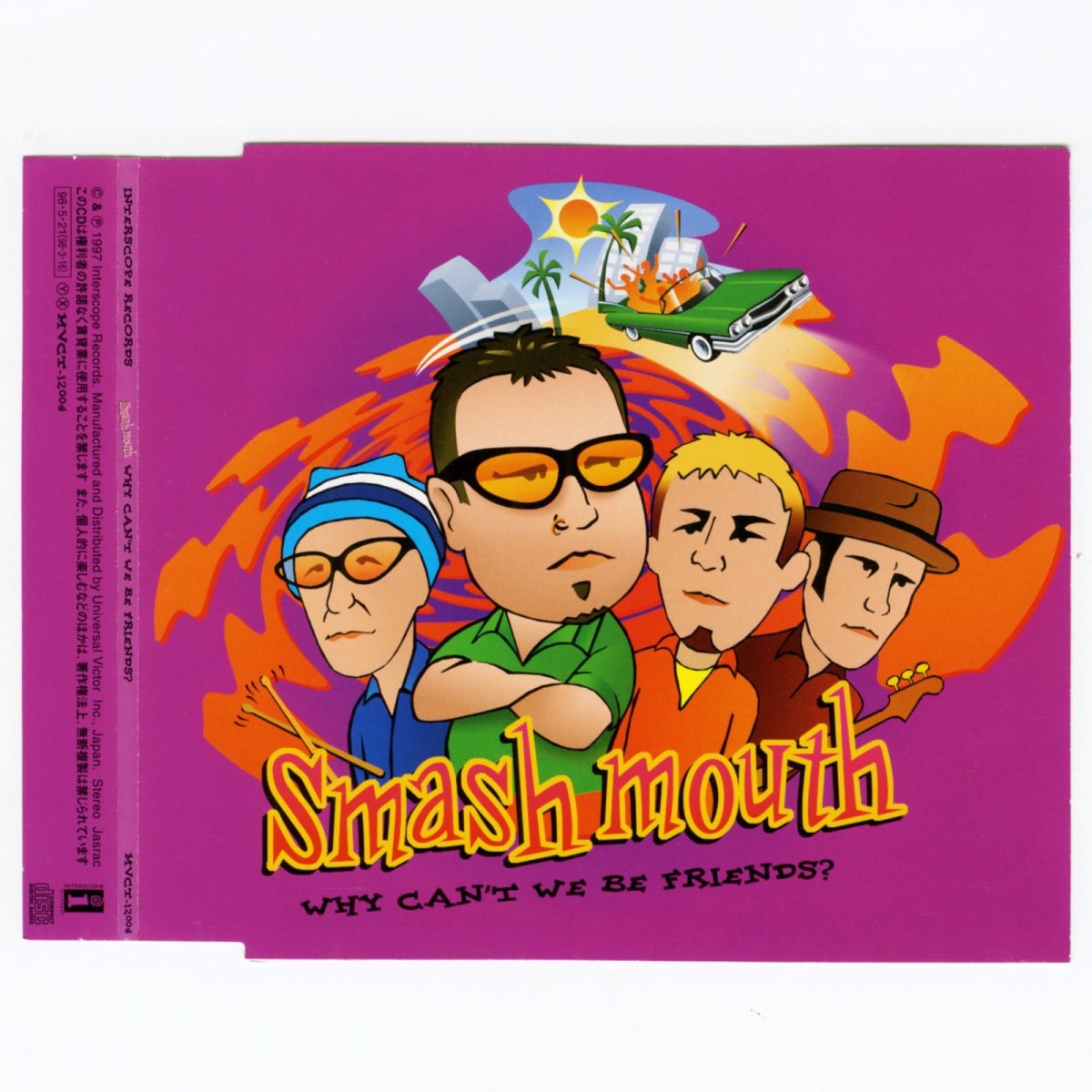 画像2: 【日本盤】Smash Mouth ‎/ Why Can't We Be Friends? [JPN Orig.EP][CD | Interscope]【ユーズド】 (2)