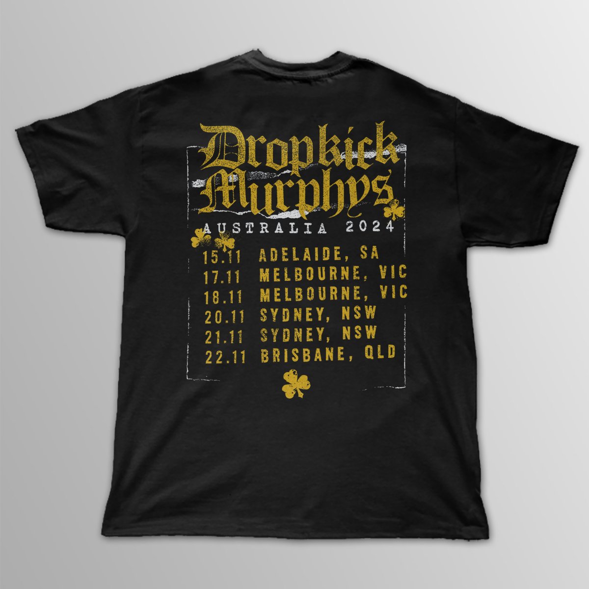 画像2: Dropkick Murphys / Australia 2024 Tour T/S (2)