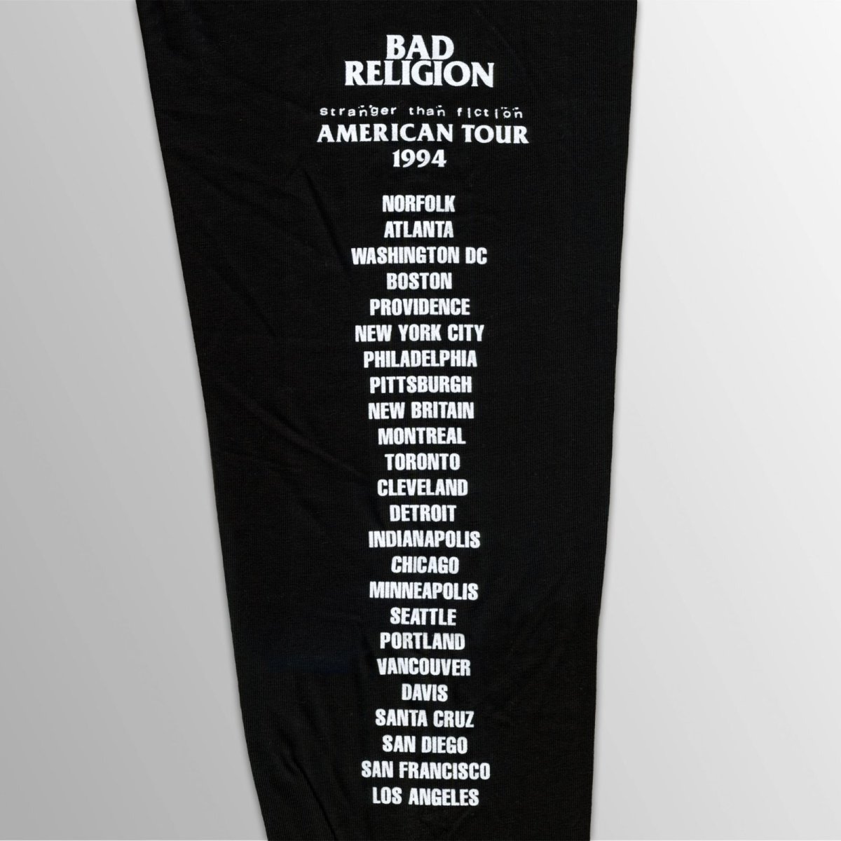 画像6: Bad Religion / Stranger Than Fiction American Tour 1994 ブラック Longsleeve T/S (6)